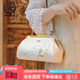 PmSix包包女白色刺繡古風(fēng)旗袍包手提單肩斜挎包七夕禮物實(shí)用送老婆女友