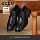 愛步（ECCO）德比鞋 增高牛皮商務(wù)正裝皮鞋男 適途系列512734 黑色40