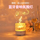 茯見(jiàn)氛圍燈臥室情調夫妻情趣小夜燈星空投影燈藍牙音響音箱臺燈床頭燈 藍牙音響氛圍燈+充電遙控+17光色