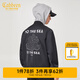 卡賓男裝珊瑚刺繡夾克外套新款字母印花街頭潮流A 煤黑色01 M 48/170