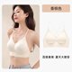 莫代爾掛脖露背內衣女小胸聚攏粉底液隱形無(wú)痕吊帶細肩帶美背一體式文胸 香檳色 M 【推薦95-110斤】34/75ABC