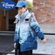 迪士尼（Disney）品牌男童羽絨服2025新款中大兒童帥氣韓版中長(cháng)款男孩冬季加厚外套 藍灰-雪山漸變 140  【推薦身高130-140cm】