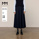 麥檬MM麥檬爆款版型工藝深灰藏青半身裙商場(chǎng)同款25秋冬新品5G8141531 5G8141531 M