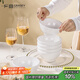 廣意 商用密胺湯碗米飯碗白色14cm 快餐食堂打飯碗6個(gè)裝GY8892