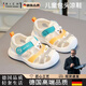 RICH YOUR HOME德國品質嬰兒夏季新款2025學步鞋0到6歲幼童軟底防滑寶寶透氣涼鞋 白色 16 內長12cm