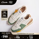 Clarks其樂Originals TORRUN男鞋復古潮流新品時尚舒適透氣運動鞋 白色/綠色-男款 261655397 41
