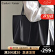 CADUNI KAISER牛皮包包女包大容量托特包百搭單肩手提生日七夕情人節(jié)禮物送女友 【黑色】送老婆高級(jí)實(shí)用 品牌小眾輕奢時(shí)通勤大包