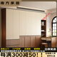 南方家居中古風(fēng)分段式衣柜一門到頂免拉手現(xiàn)代簡(jiǎn)約家用臥室整體新款大衣櫥 E0級(jí)18mm實(shí)木顆粒板【衣柜高2米】 0.6米兩門衣柜