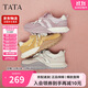 他她（TATA）厚底休閑阿甘鞋女鞋2025春秋CM702CM5 米色 37