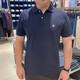 布克兄弟（BrooksBrothers）夏季男裝 刺繡logo 純棉上衣男 網(wǎng)眼短袖翻領(lǐng)T恤男 藏青Polo領(lǐng) L (建議75-85kg)