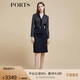 PORTS寶姿女裝春夏新款二合一連衣裙LD8D028PFQ056 黑色條紋 0