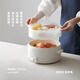 olayks【國(guó)家補(bǔ)貼】電煮鍋電火鍋小電鍋家用小火鍋專用鍋多功能鍋煎炒蒸煮一體電熱鍋電蒸鍋 3L