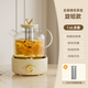 航方全玻璃養(yǎng)生壺煮茶器燉煮一體分體式迷你母嬰級(jí)材質(zhì)燒水壺恒溫壺辦公室家用煮茶壺 0金屬0膠水 【700W旋鈕款】玻璃壺Q+茶漏+底座 1.6L