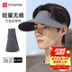 FitonTon遮陽(yáng)帽男夏季防紫外線戶外太陽(yáng)帽無(wú)痕一體冰絲空頂帽大帽檐運(yùn)動(dòng)帽