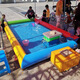 蒂米妮大型充氣水池幼兒園游泳池水上樂園設(shè)備戶外兒童海洋球玩水抓魚池 特厚3米*4米水池（30cm高）