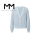 麥檬MM慵懶風(fēng)休閑寬松毛針織衫毛衣開(kāi)衫商場(chǎng)同款秋冬5E2230701 天空藍5E2230701 S