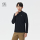 KOLON SPORT/可隆戶(hù)外吸濕速干T恤 男子S-FUNCTIONAL半拉鏈長(zhǎng)袖內(nèi)搭 LHZT5AN023-BK 黑色 3XL 190/108B