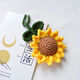 成品向日葵鉤織手工編織一舉奪魁書(shū)包車(chē)載小飾品掛件學(xué)生升學(xué)禮物 向日葵成品+蝴蝶結(十二個(gè)花瓣8.
