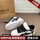 歸藍復古小白鞋子男鞋春季情侶運動(dòng)休閑女士厚底增高面包學(xué)生滑板潮鞋 白色 -升級款 37