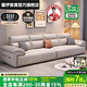馨伊真皮沙發(fā)客廳2025新款現(xiàn)代簡(jiǎn)約小戶型鋼琴鍵家用直排沙發(fā)皮藝沙發(fā) 進(jìn)口頭層真皮+50D高密度海綿 3.6m多人位+沙發(fā)腳踏