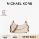 MICHAEL KORS邁克高仕 MK【七夕禮物】Cora 女士中號鏈條單肩包 香草白/橡果棕 150 中號