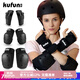 酷峰（kufun）輪滑護(hù)具全套頭盔套裝防護(hù)溜冰滑板滑雪陸沖板騎行成人兒童男女 6件套 黑色護(hù)具 L適合115至155斤