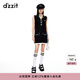 DZZIT【爆款補(bǔ)單】小香風(fēng)連衣裙明星同款地素連衣裙夏季 黑色 XS