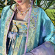 十三余小豆蔻兒[夜光荷]重工刺繡貉袖對襟衫齊胸吊帶裙唐制漢服女 配飾 均碼