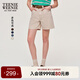 Teenie Weenie小熊牛仔短褲女2025年夏季新款活力簡(jiǎn)約休閑三分褲女