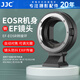 JJC 相機轉(zhuǎn)接環(huán) EF-EOSR 適用佳能R50V R52/C R7 R50 R10 R8 R6II RP微單永諾小痰盂RF鏡頭卡口適配器 適用于佳能EF/EF-S鏡頭轉(zhuǎn)RF卡口機身