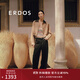 ERDOS【劉雯同款】25春夏黑色松緊腰直筒休閑闊腿褲女牛仔褲 黑 XS 155/64A