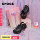 crocs卡駱馳厚底云朵洞洞鞋七夕禮物|206750 黑色-001 37/38(240mm)
