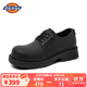 Dickies【明星同款】皮鞋休閑鞋復(fù)古英倫風(fēng)工裝鞋情侶款 黑色 41