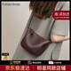 CRTNZO KROEZ輕奢包包女包2025年新款斜挎包女士單肩包生日七夕情人節(jié)禮物實(shí)用 酒咖色-CK女包送女友老婆實(shí)用