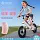 百斯銳兒童騎自行車護(hù)膝騎行防摔騎車專用夏小孩輕薄夏季薄款護(hù)具 兩只裝-粉色【兒童自行車護(hù)膝】 XS（上腿圍30-34CM）