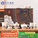 蘇氏陶瓷（SUSHI CERAMICS）羊脂玉敦煌寶相花蓋碗西施壺茶具套裝禮盒