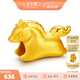 金至尊（3D-GOLD)十二生肖蛇黃金轉(zhuǎn)運(yùn)珠5D硬足金轉(zhuǎn)運(yùn)珠路路通DIY串珠七夕禮物定價(jià) 【午馬】0.49克P129000824