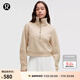 lululemon丨Scuba 女士超寬松款煙囪領(lǐng)衛(wèi)衣 LW3IFTS 沙漠棕褐色 M /L