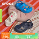 crocs卡駱馳貝雅兒童洞洞鞋男女童戶外包頭沙灘鞋拖鞋/207013/207012 深藍(lán)色-410 34 (205mm)