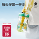 babycare恐龍吸管水杯兒童吸管杯大寶寶直飲幼兒園小學(xué)水壺上學(xué)戶外運(yùn)動綠