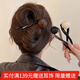 向晚 發(fā)夾發(fā)卡復古大氣圓珠一字夾高級感扭扭發(fā)夾后腦勺鯊魚(yú)夾頭飾