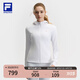 FILA 斐樂(lè)官方女裝針織連帽外套2025夏新款健身運(yùn)動(dòng)基礎(chǔ)上衣 玉石白-WT M 165/84A/M