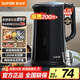 蘇泊爾（SUPOR）電水壺 雙層防燙燒水壺?zé)崴畨?.7L 全鋼無(wú)縫內(nèi)膽304不銹鋼電熱水壺SW-17J419 1.7L大容量