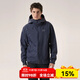 始祖鳥(niǎo)（ARC'TERYX）沖鋒衣 男士BETA SL GORE-TEX 硬殼印花連帽長(cháng)袖外套男款 深藍色X000009681 M 【斷碼特價(jià)】
