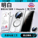 奢甲【殼膜一體-360°磁吸支架】vivo x fold5手機(jī)殼高級透明超薄中軸全包vivoxfold5保護(hù)套簡約個(gè)性 360°磁吸支架【防窺-明白】殼膜一體|中軸全包 vivo X Fold5