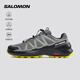 薩洛蒙（Salomon）男款 城市輕戶外輕量透氣敏捷舒適緩震越野跑鞋 SPEEDCROSS PEAK 灰色 476026 42.5 (UK8.5 歐碼42 2/3)