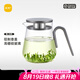 尚明加厚耐熱玻璃泡茶壺鋁蓋懶人泡茶器茶壺茶水分離過(guò)濾簡(jiǎn)約茶具套裝 槍黑色 600ml