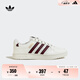 adidas NY 90 STRIPES經(jīng)典運動板鞋男女春季新款阿迪達斯三葉草 漢玉白/紅色/金色   37