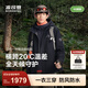 波司登（BOSIDENG）25新【疊變】機能沖鋒衣鵝絨羽絨服男三合一保暖短外套B250331323 黑藏青 M 175/96A 體重約130-140斤