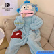 丹榕詩(shī)小丑魚(yú)睡衣 搞怪連體情侶睡衣男女冬季加絨加厚珊瑚絨卡通家居服 丑魚(yú)連體衣 M 適合身高155-165體重100-130